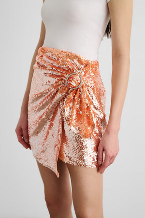 DAWSON SARONG MINI SKIRT - Toccin