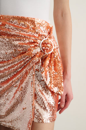 DAWSON SARONG MINI SKIRT - Toccin