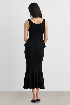 LYNN PULL ON MIDI SKIRT - Toccin