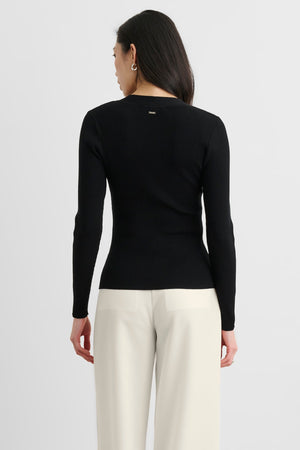 DION LONG SLEEVE TOP - Toccin
