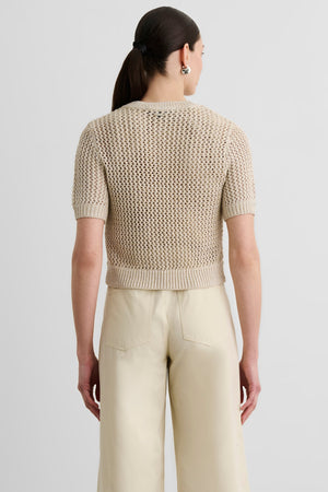 JANICE SHORT SLEEVE CARDIGAN - Toccin