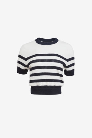 VELDA SHORT SLEEVE SWEATER