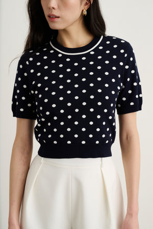 BIRDIE SHORT SLEEVE SWEATER