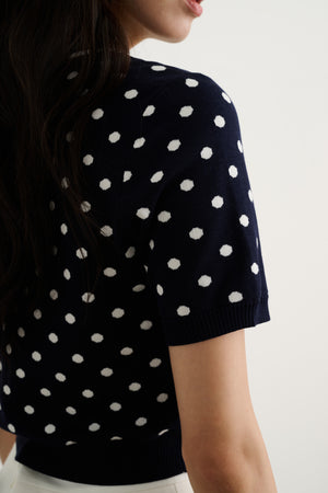 BIRDIE SHORT SLEEVE SWEATER