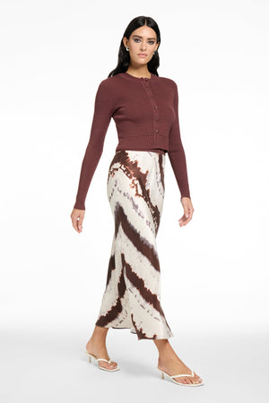 VIV BIAS MAXI SKIRT - Toccin