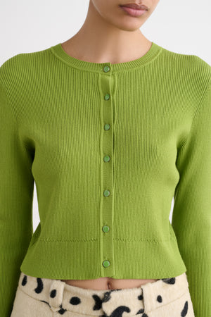 ZOE CLASSIC CROPPED CARDIGAN - Toccin