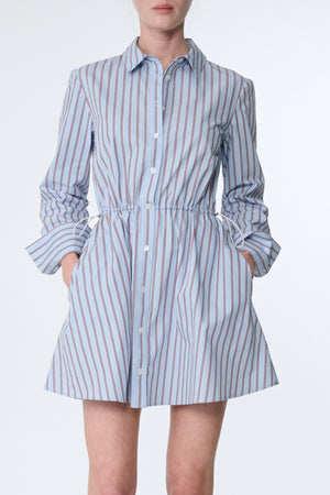 KIRBY LONG SLEEVE MINI SHIRT DRESS