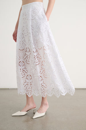 STACY MIDI SKIRT - Toccin
