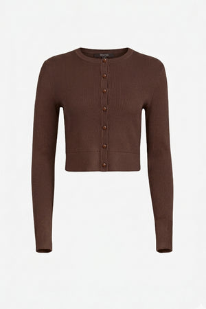 ZOE CLASSIC CROPPED CARDIGAN - Toccin