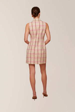 Sophia Sleeveless Mini Shirt Dress - Toccin