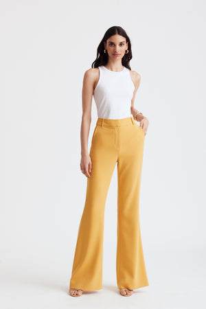 Gaia Strech Woven Flared Pant - Toccin