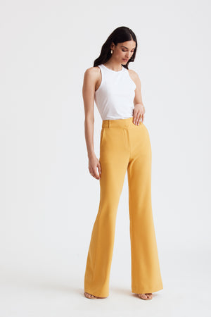 Gaia Strech Woven Flared Pant - Toccin