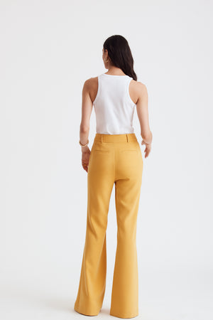 Gaia Strech Woven Flared Pant - Toccin