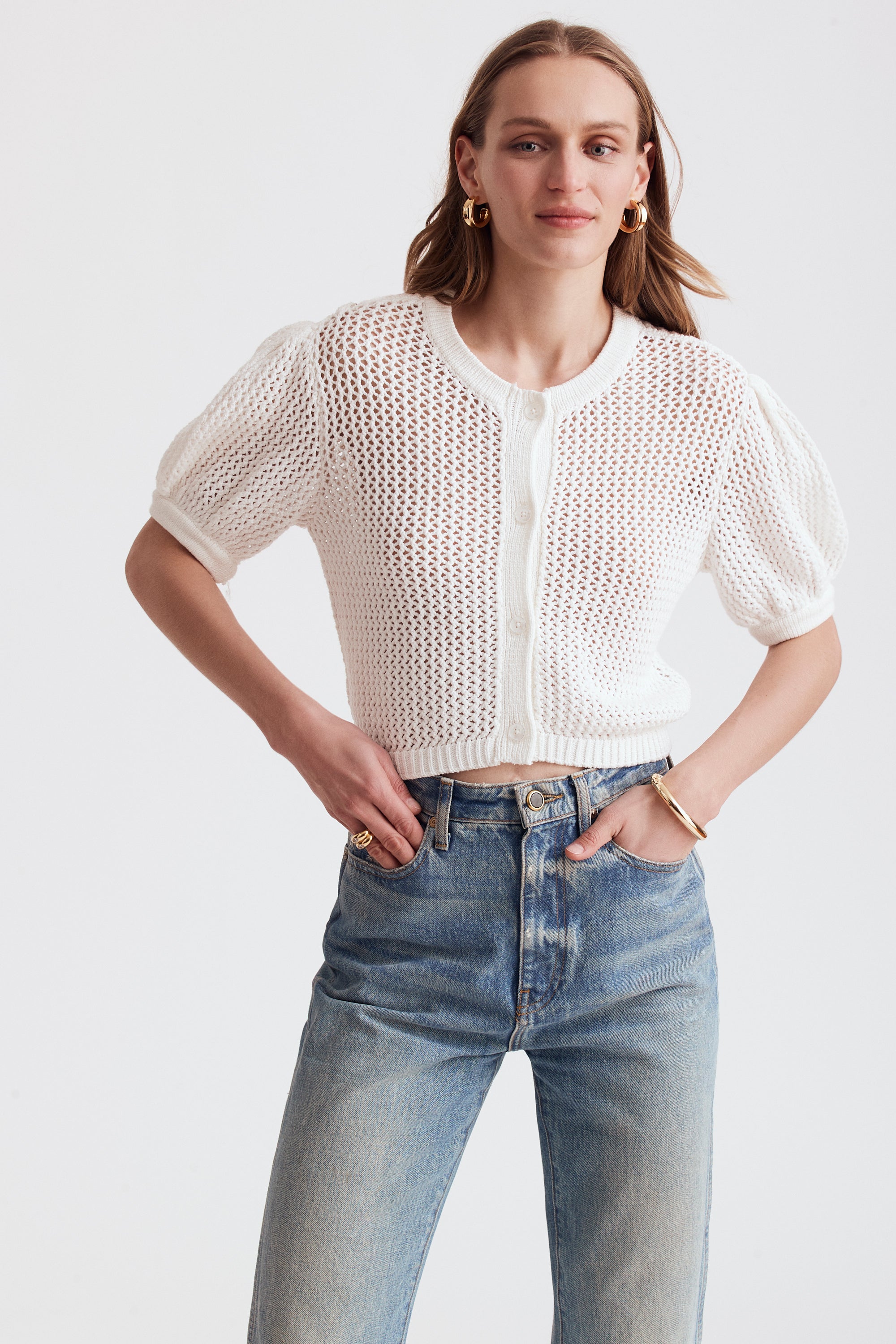 Estelle Tank & Samantha Cardigan, Optic - Toccin