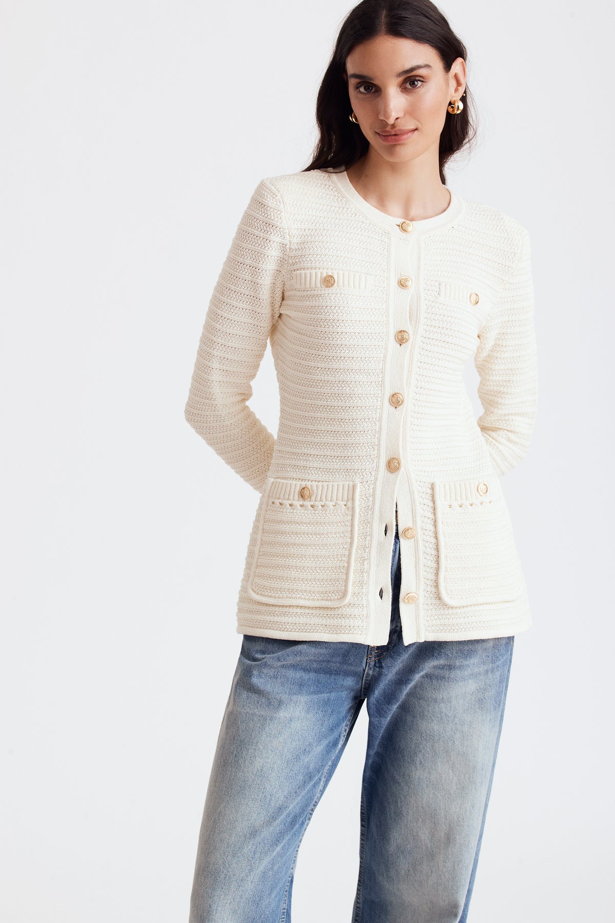 Constance Crew Neck Jacket - Toccin