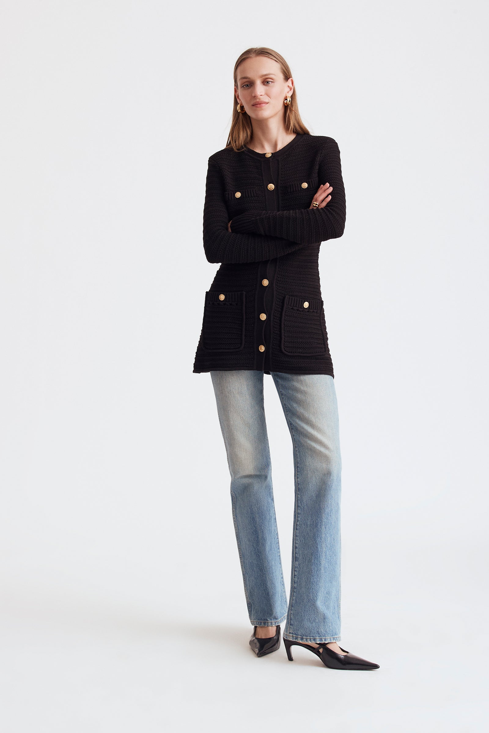 Constance Crew Neck Jacket - Toccin
