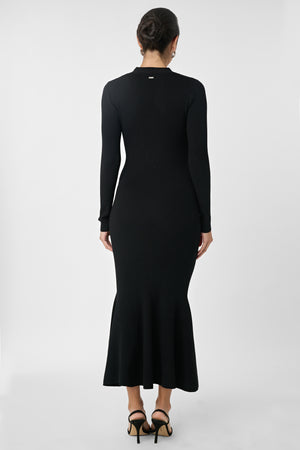 ZORA LONG SLEEVE MIDI DRESS - Toccin
