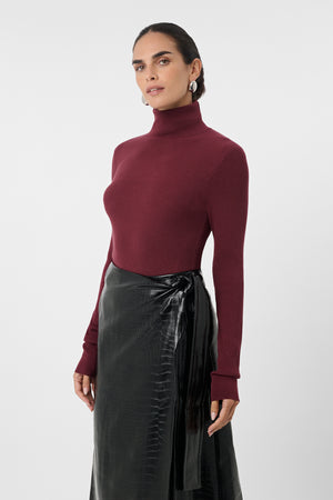 Valeria Turtle Neck Top