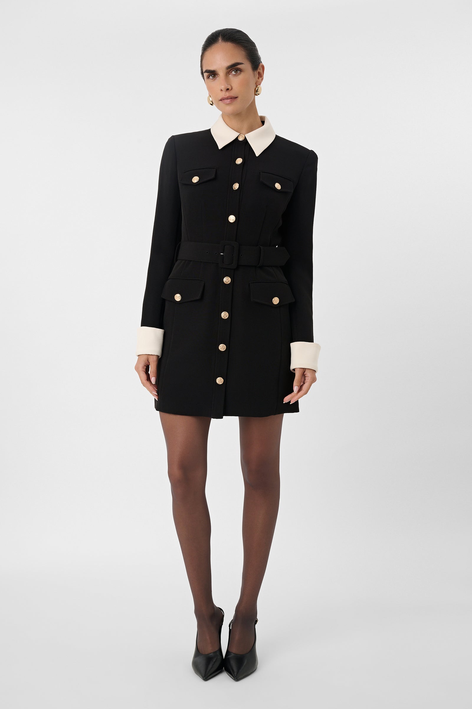 Valerie Long Sleeve Mini Dress - Toccin