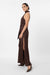 Jocelyn Maxi Silky Satin Dress - Toccin