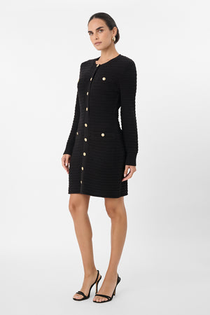 Darla Textured Knit Mini Dress