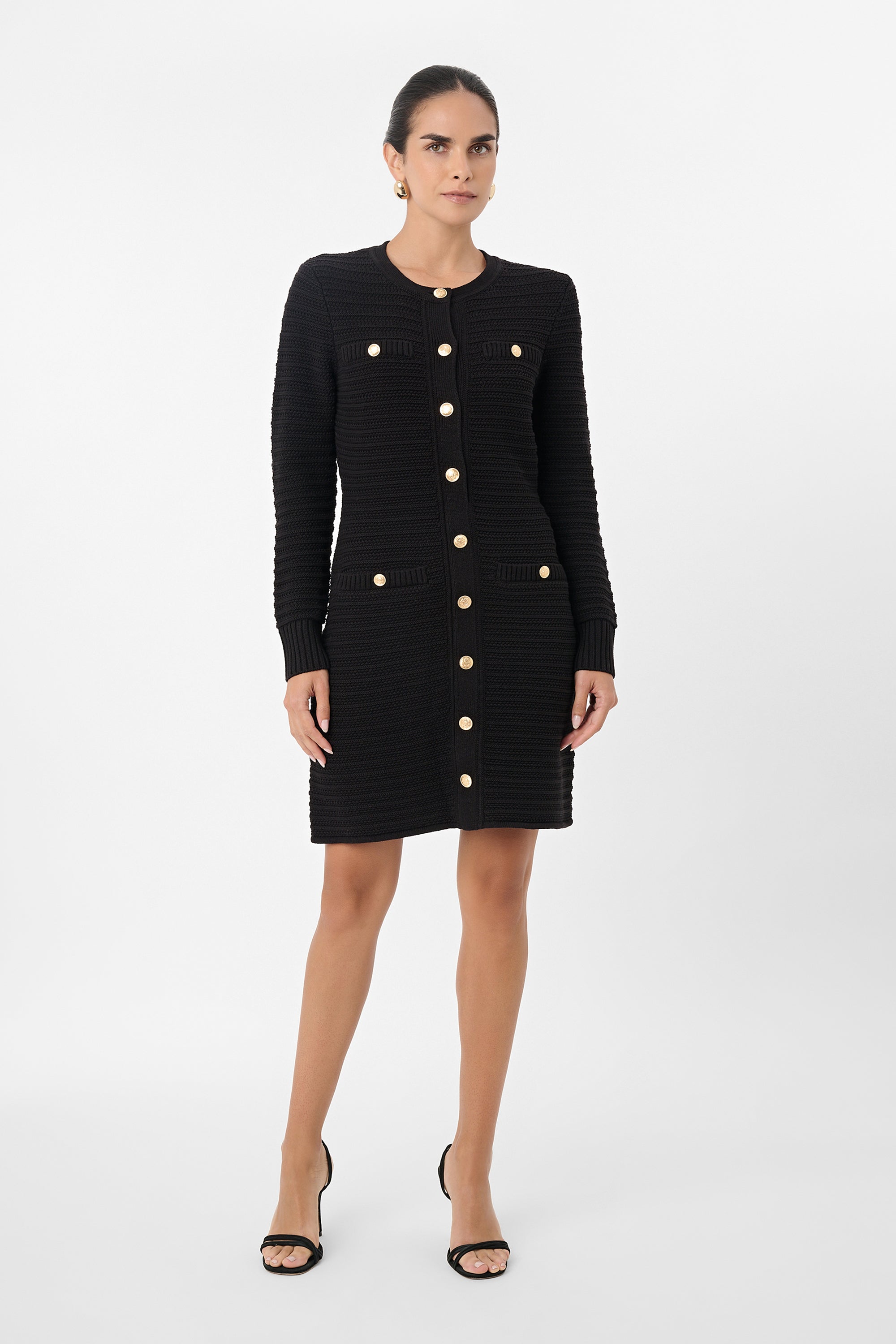 Darla Textured Knit Mini Dress