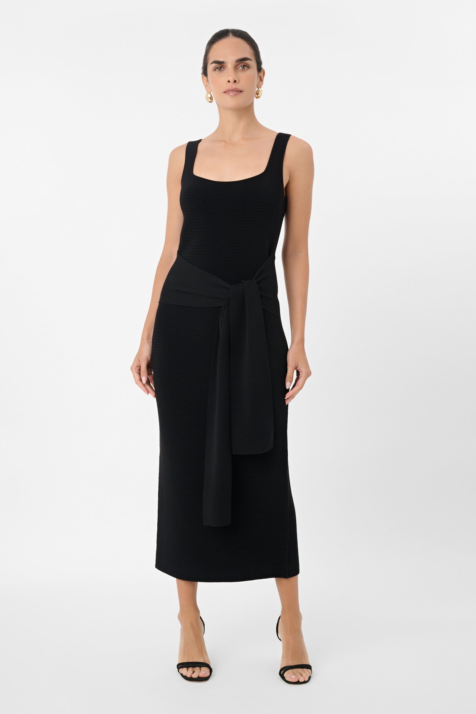 Elia Tie Front Knit Dress - Toccin