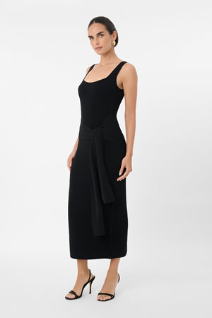 Elia Tie Front Knit Dress