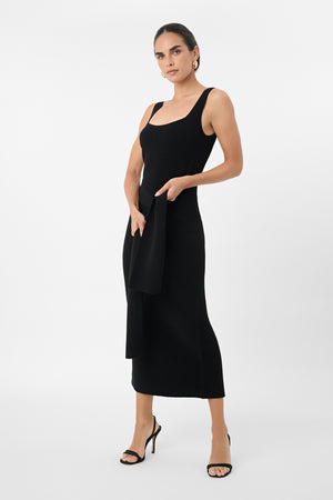Elia Tie Front Knit Dress