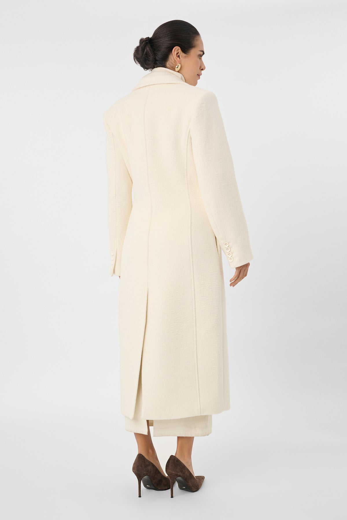 Bria Tailored Wool Coat - Toccin