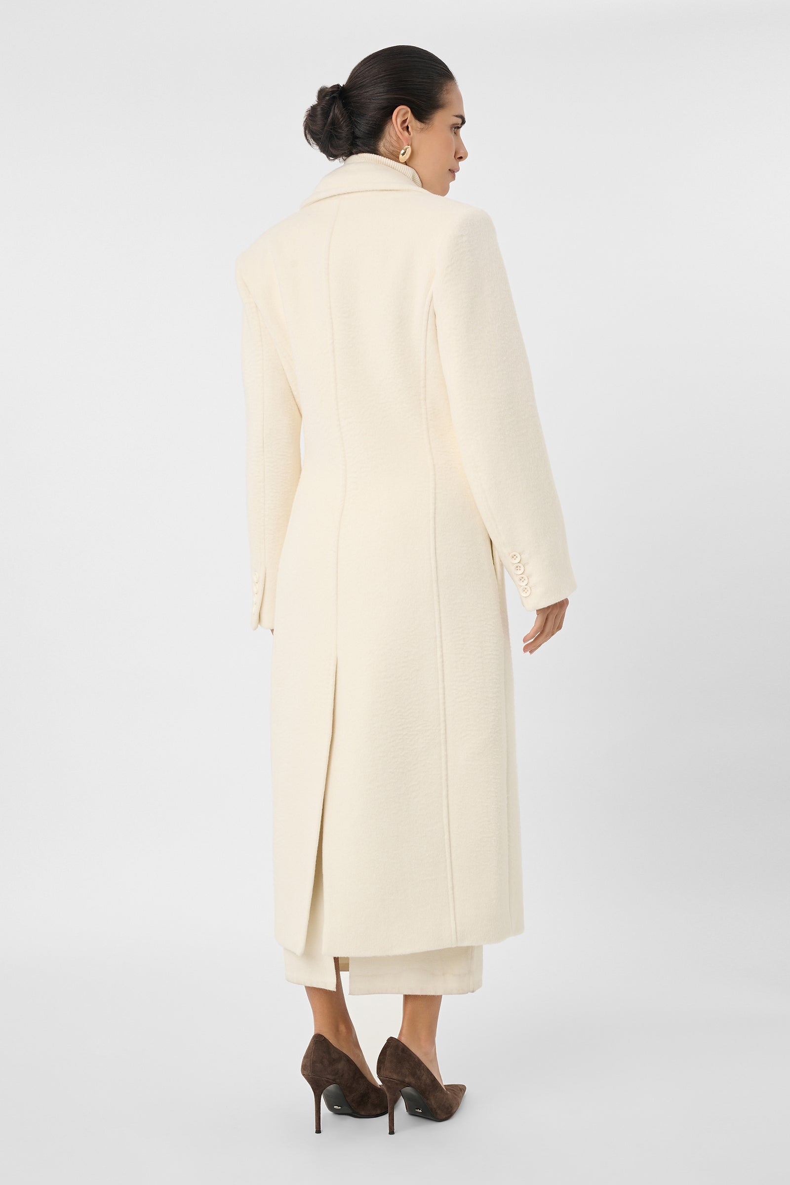 Bria Tailored Wool Coat - Toccin