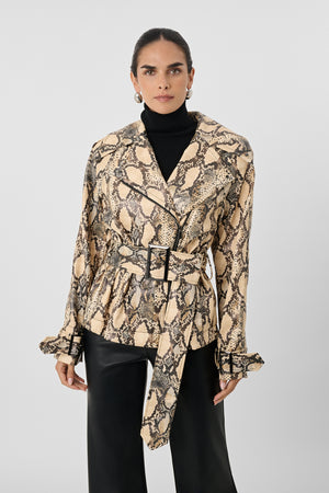 Brando Python Biker Jacket