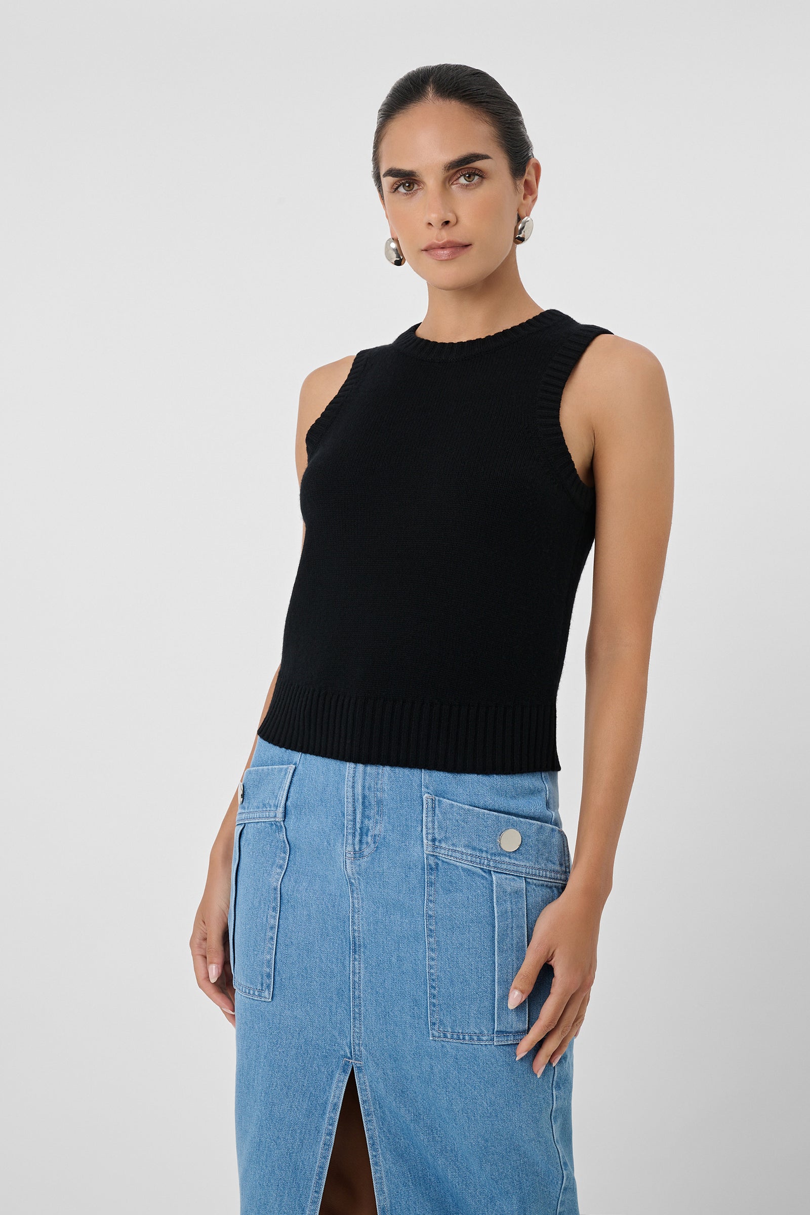 Lazlo Sleeveless Shell Top - Toccin