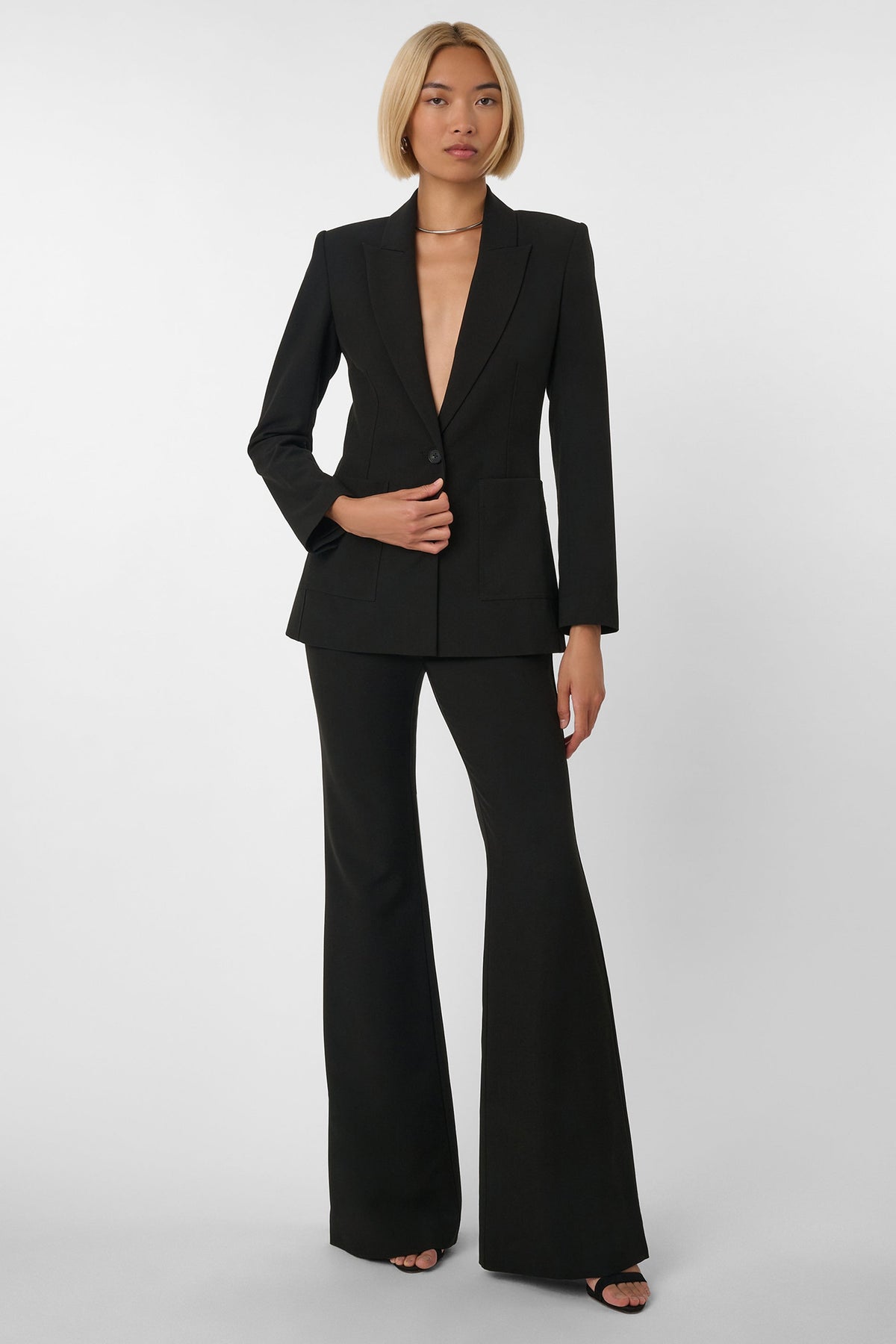 Gia Flared Pant Black - Toccin