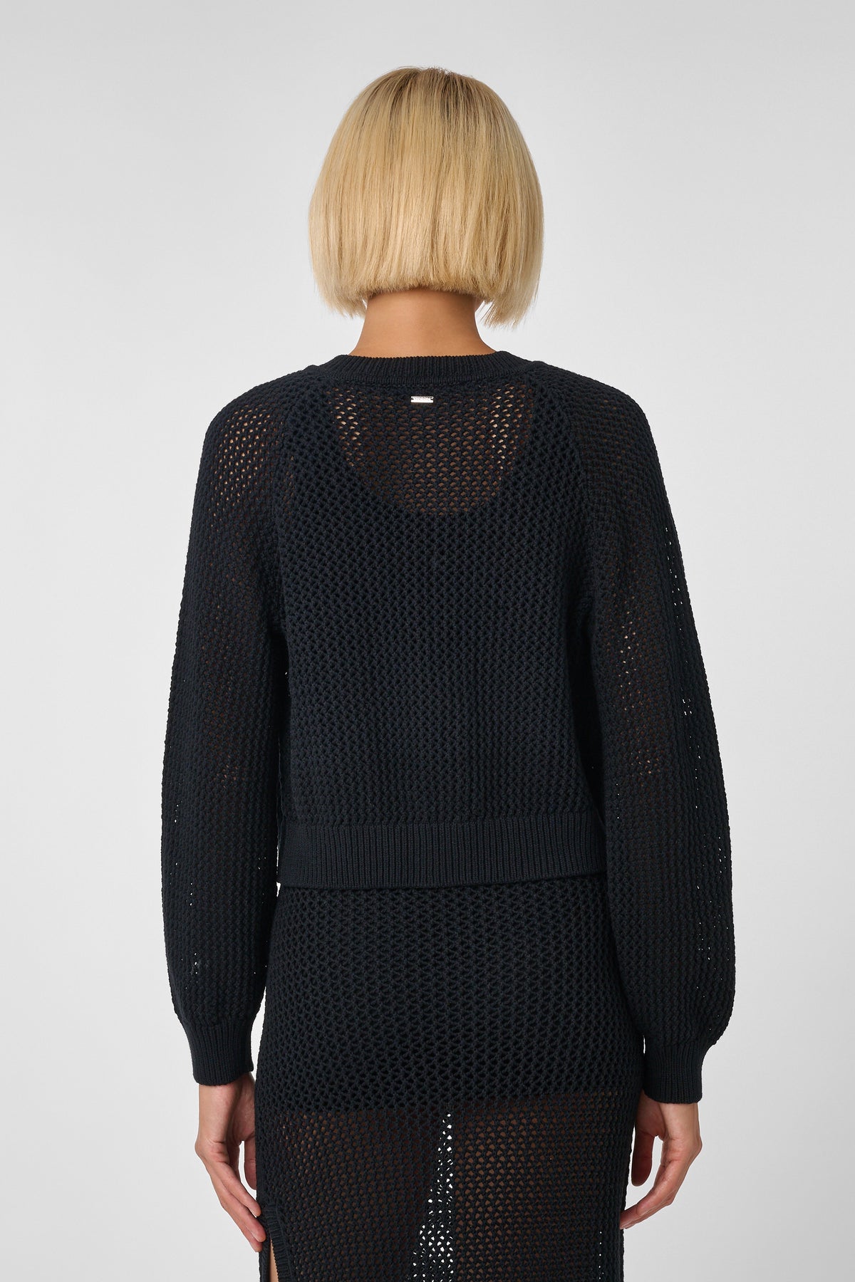 Drew Raglan Cardigan Black - Toccin