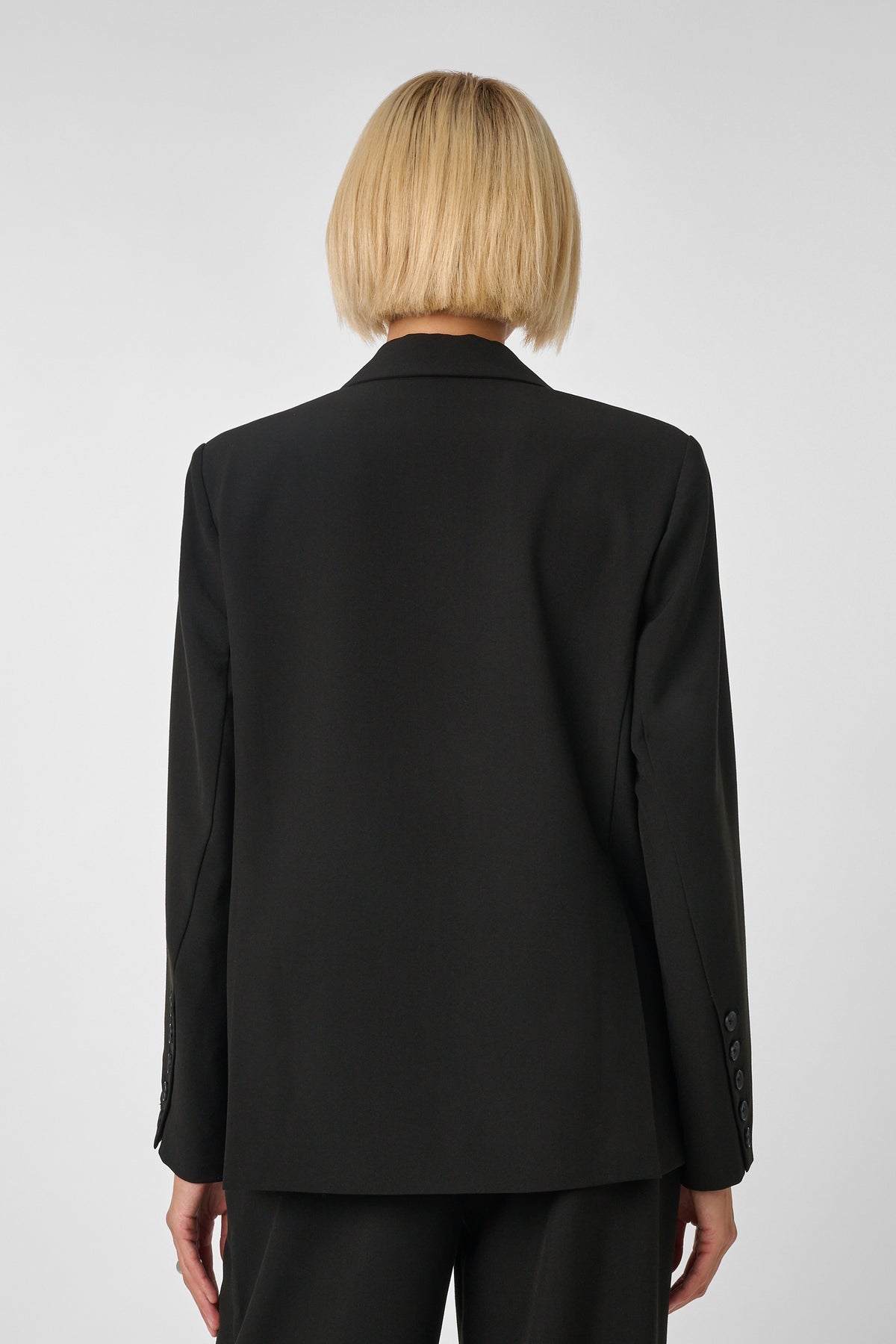 Willa Boyfriend Blazer Black - Toccin
