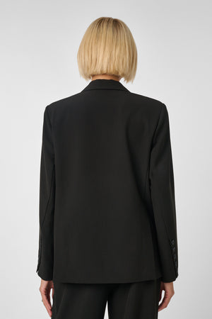 Willa Boyfriend Blazer Black - Toccin
