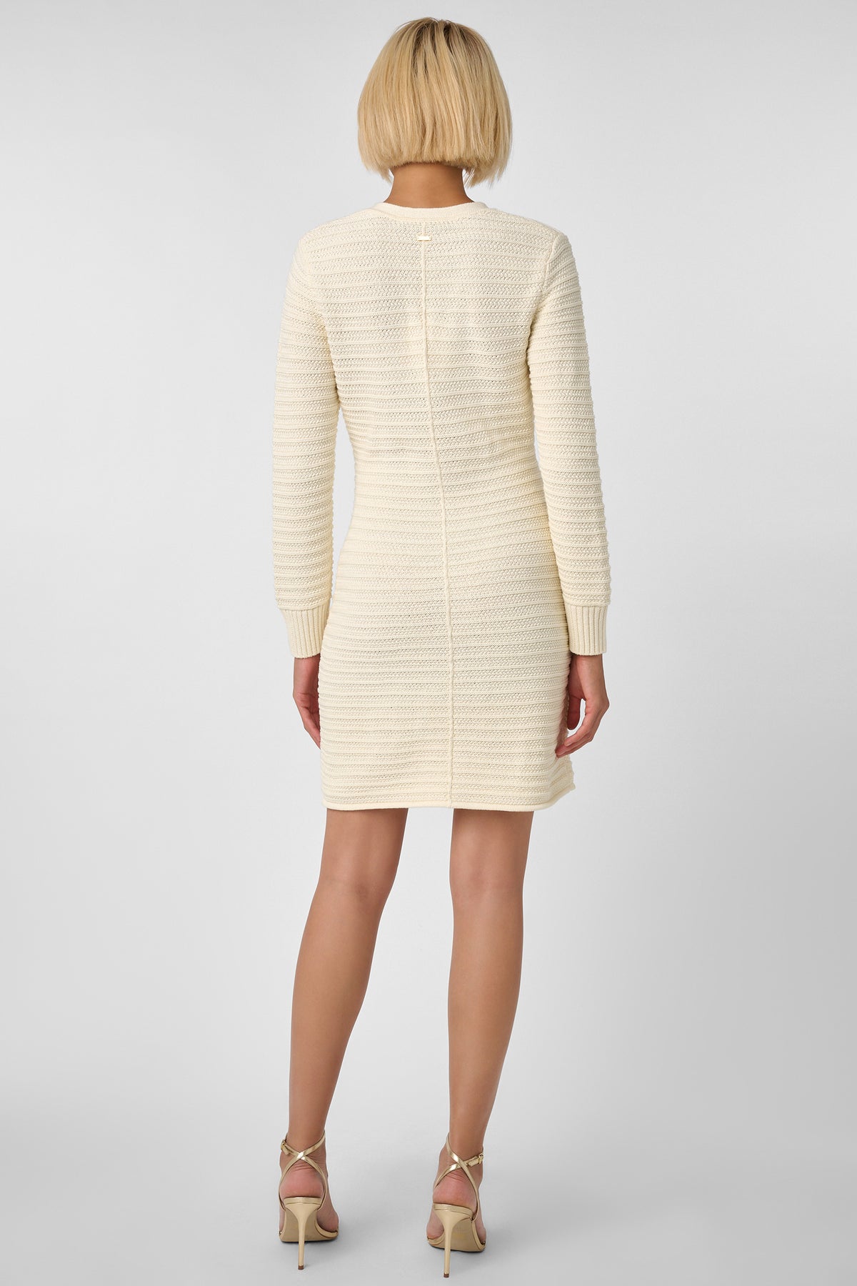 Darla Textured Knit Mini Dress - Toccin