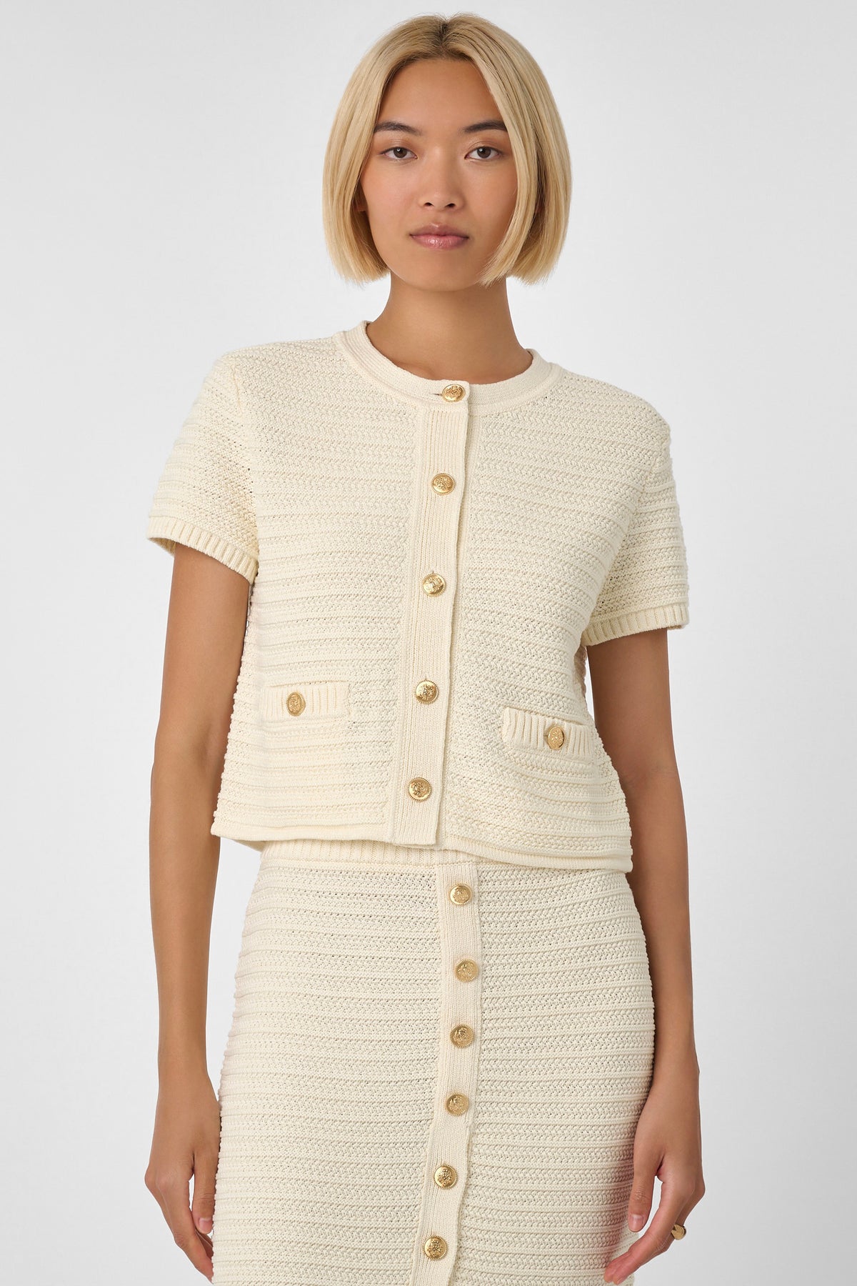 Tilly Short Sleeve Cardigan - Toccin