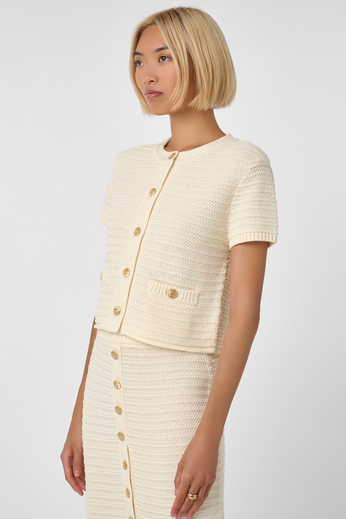 Tilly Short Sleeve Cardigan - Toccin