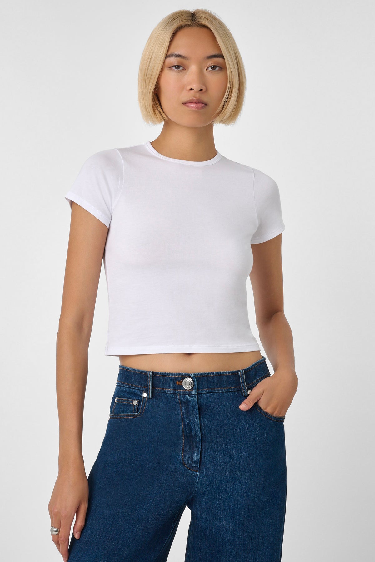 Lindsay Baby Tee Optic - Toccin