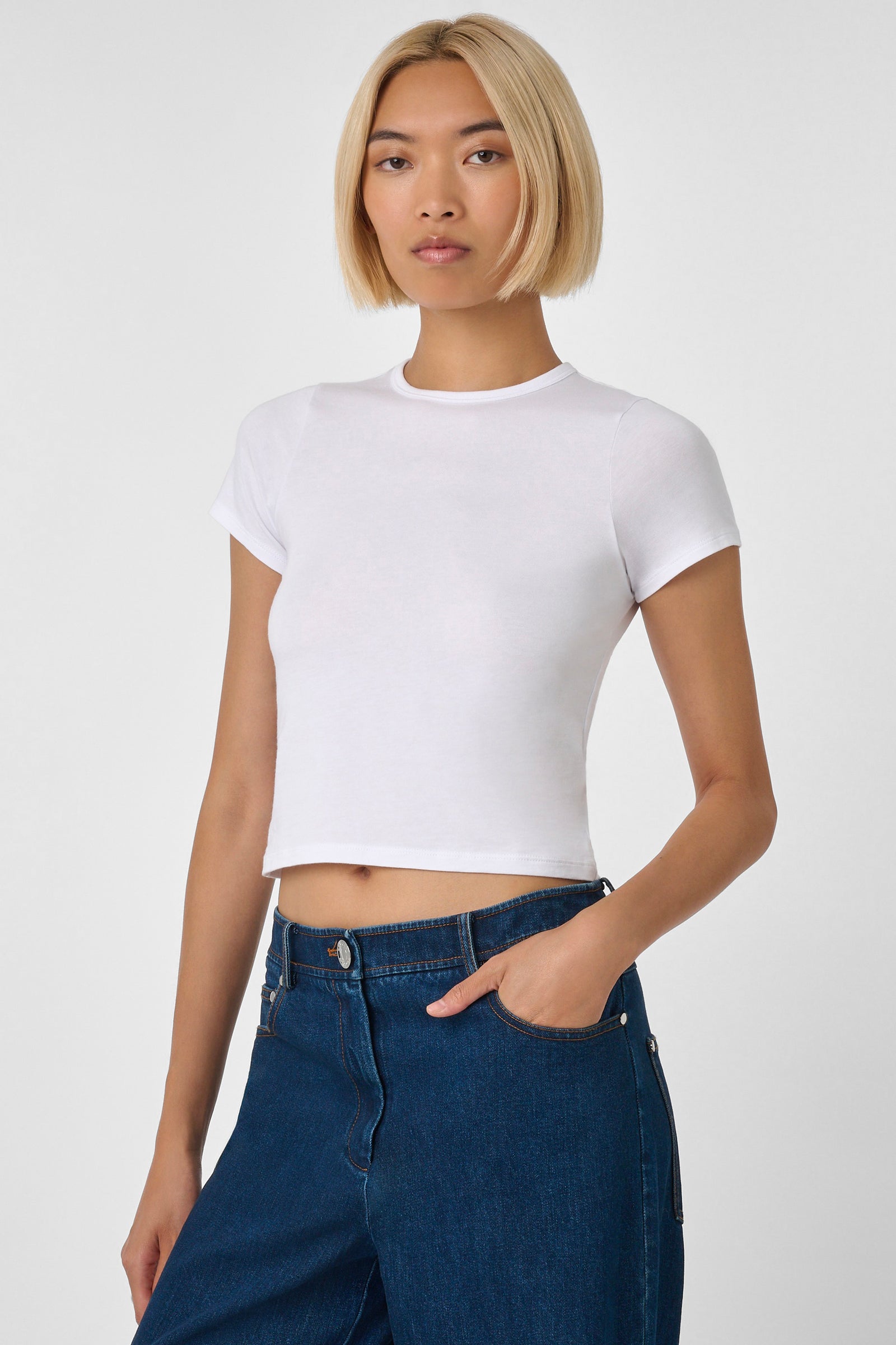 Lindsay Baby Tee Optic - Toccin