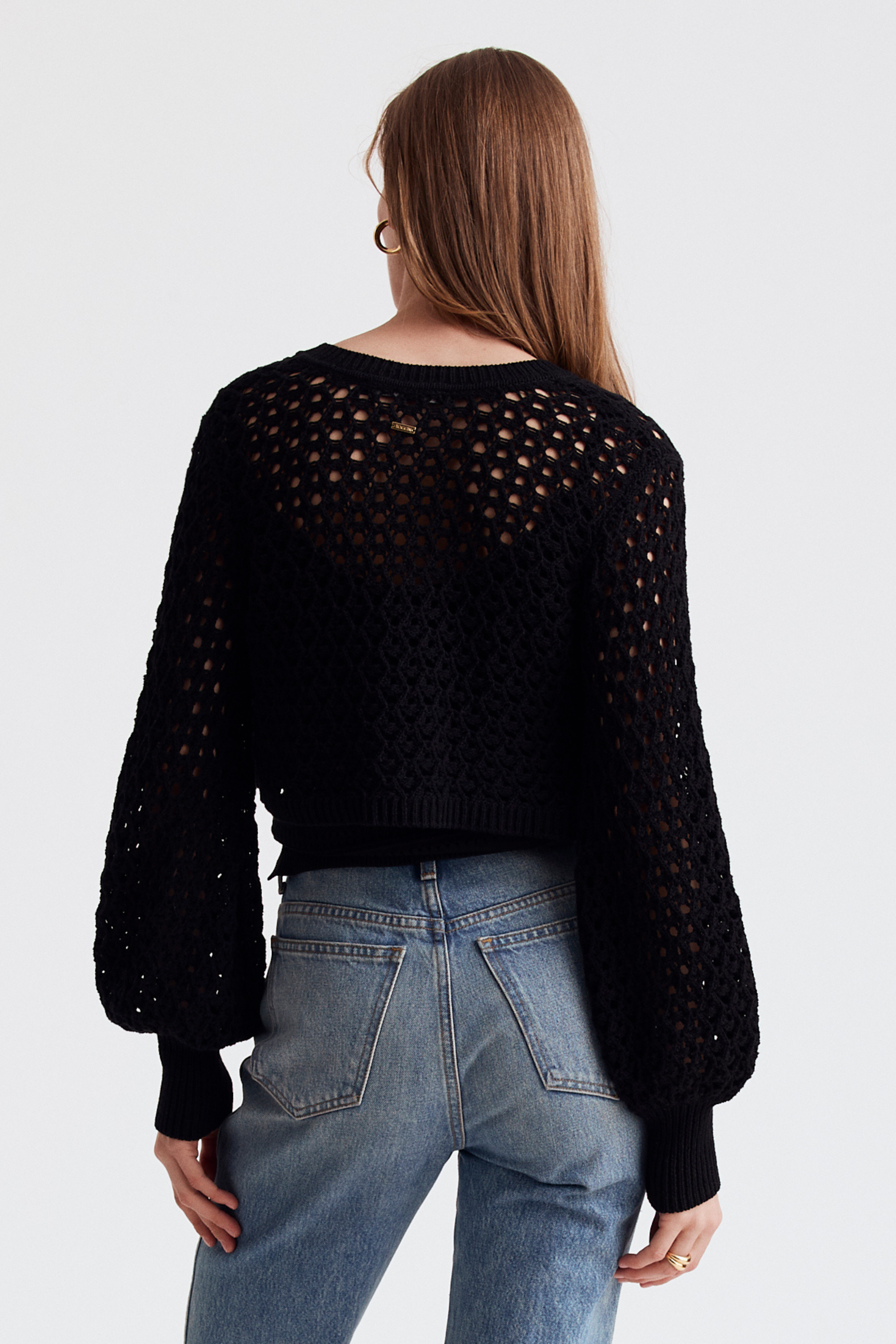 Tori Blouson Sleeve Cardigan - Toccin