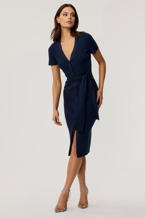 Agnes Tie Front  Dress - Toccin