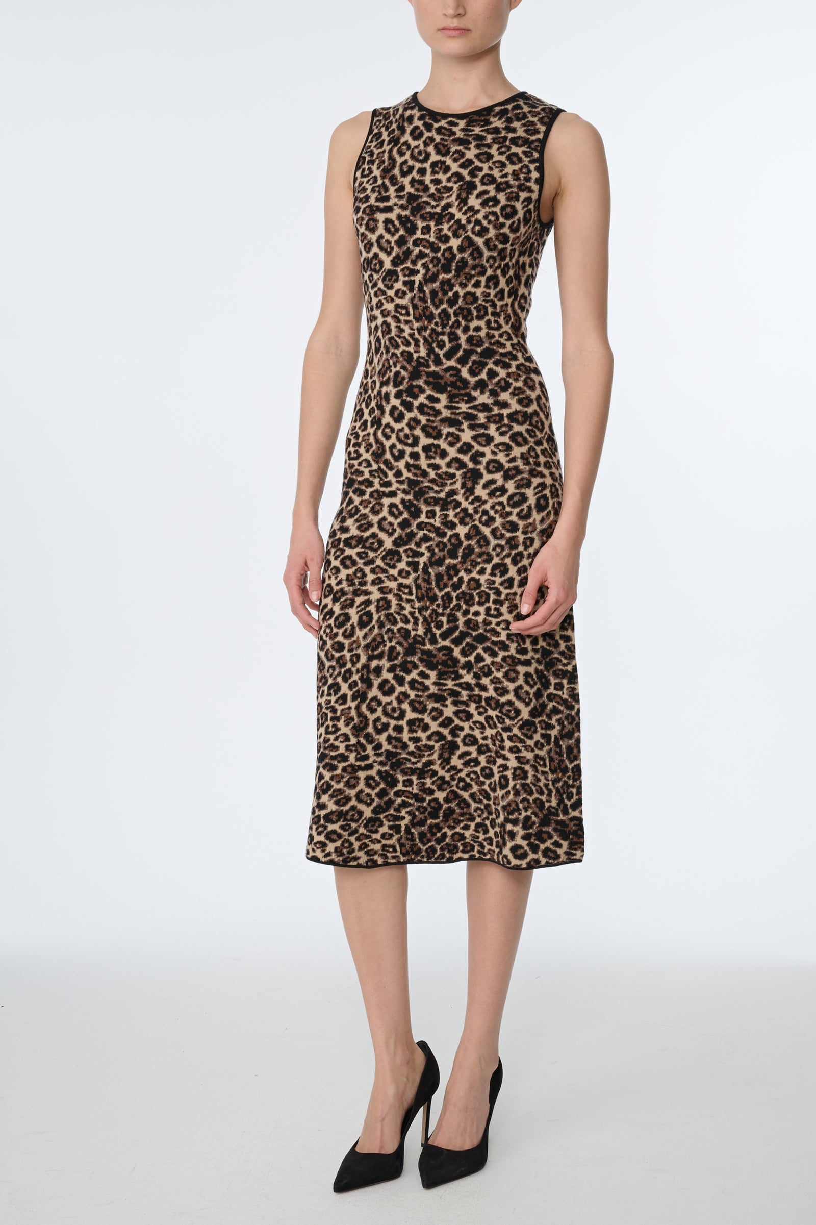 ALESSIA CREW NECK A-LINE DRESS