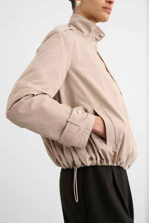 ALYSSA FUNNEL NECK BOMBER