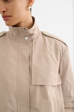 ALYSSA FUNNEL NECK BOMBER
