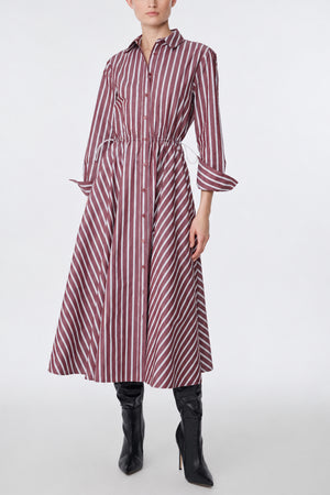 ANIKA LONG SLEEVE SHIRT DRESS