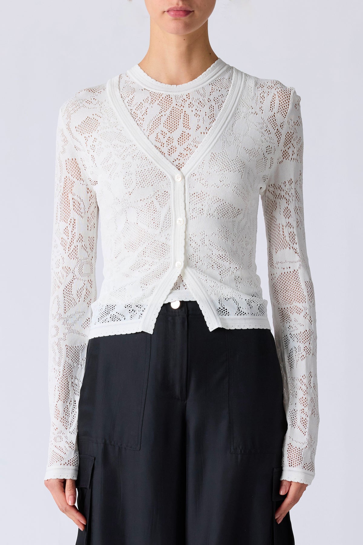 ANNABELLE V-NECK CARDIGAN
