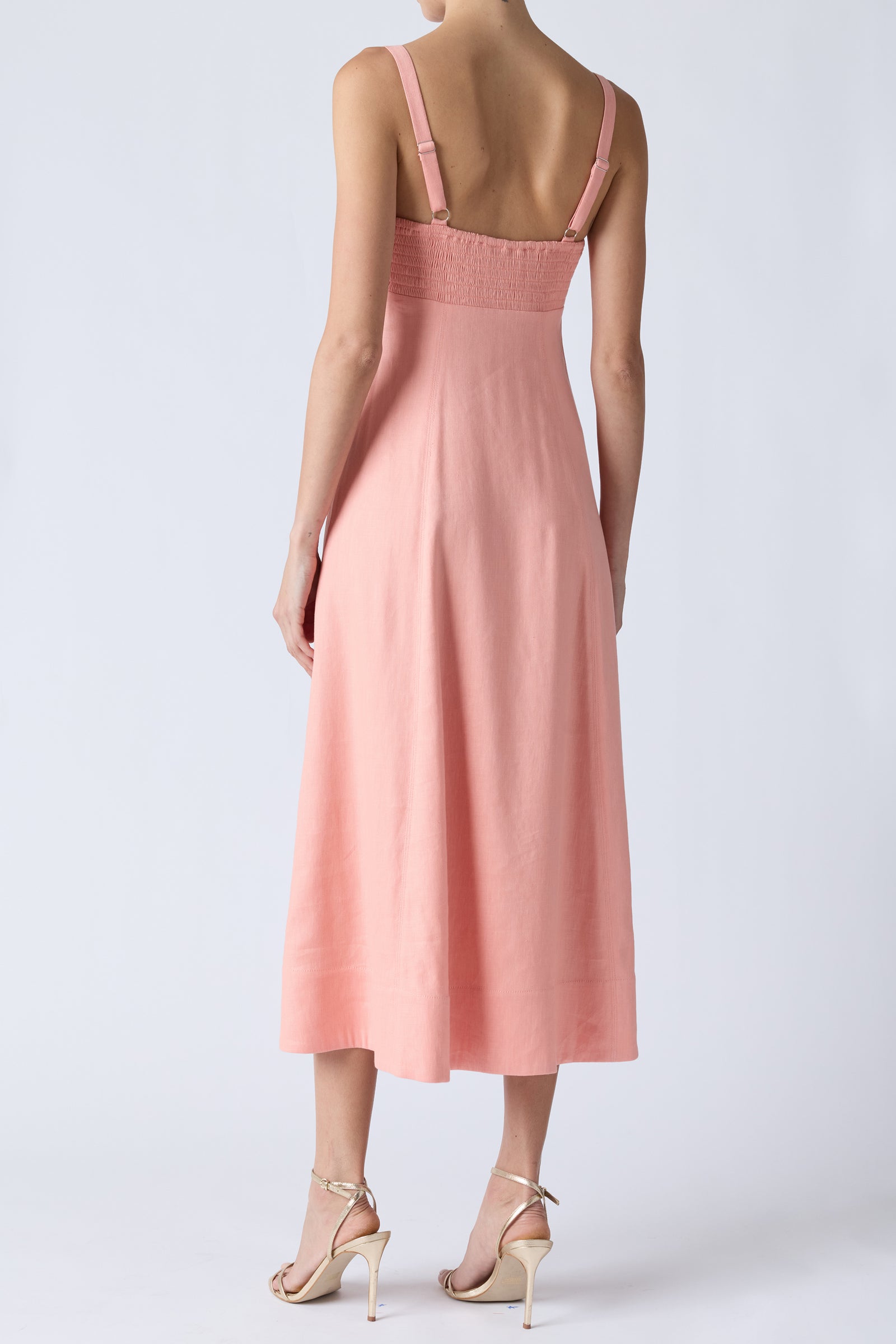ARYA BUSTIER MIDI DRESS